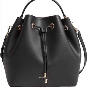 NWT Kate Spade VIVIAN Medium BUCKET Bag Black